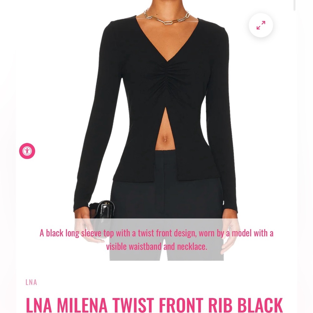 Black Jersey Knit Top